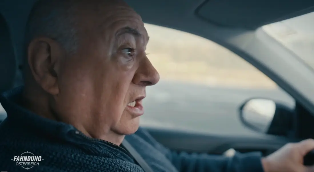 Schauspieler am Filmset bei einer TV-Produktion